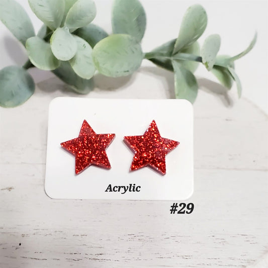 Christmas Wood Studs | Style 29