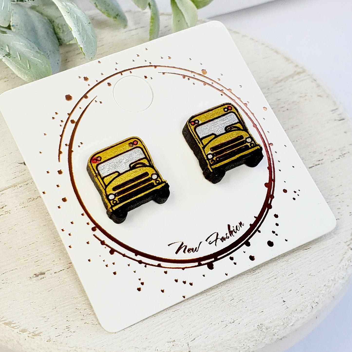School Bus Wood Studs