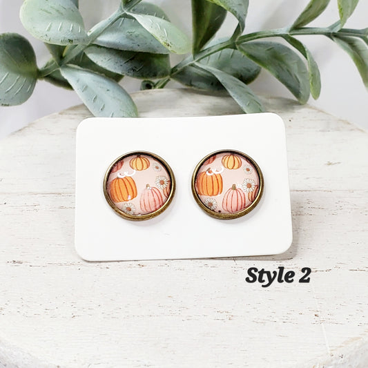 Pumpkin Studs | Style 2