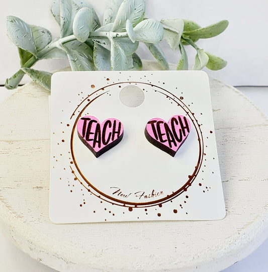 Heart Teach Wood Studs