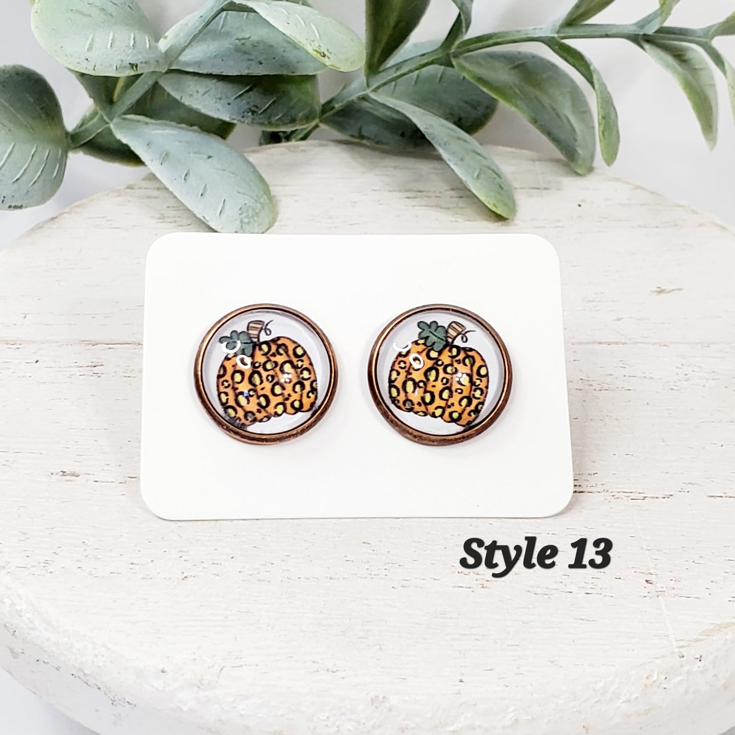 Pumpkin Studs | Style 13