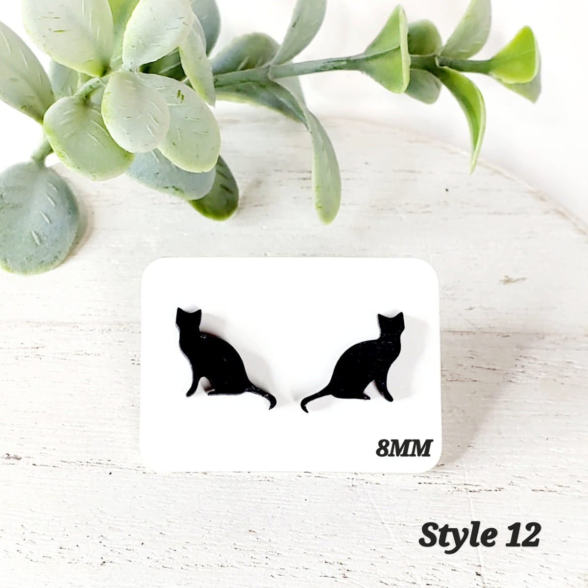 8MM Sitting Black Cats | Style 12
