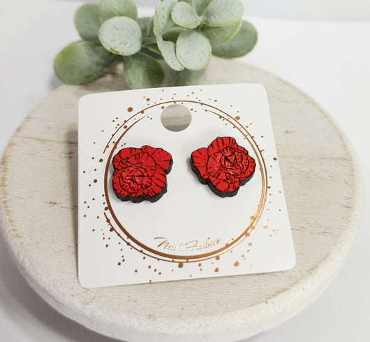 Gardening Studs | Red Roses