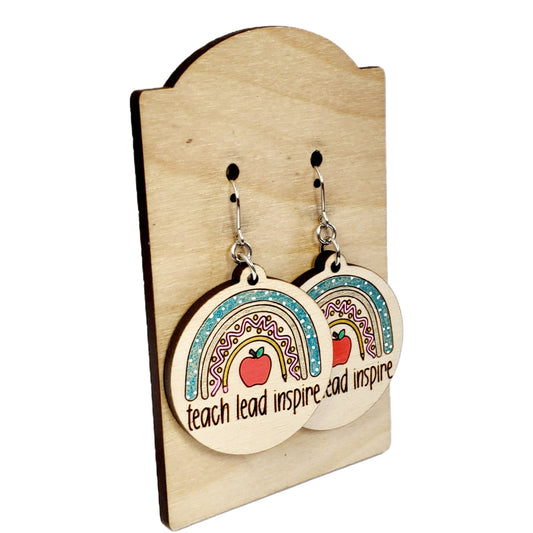 Hand Painted Teacher Dangles