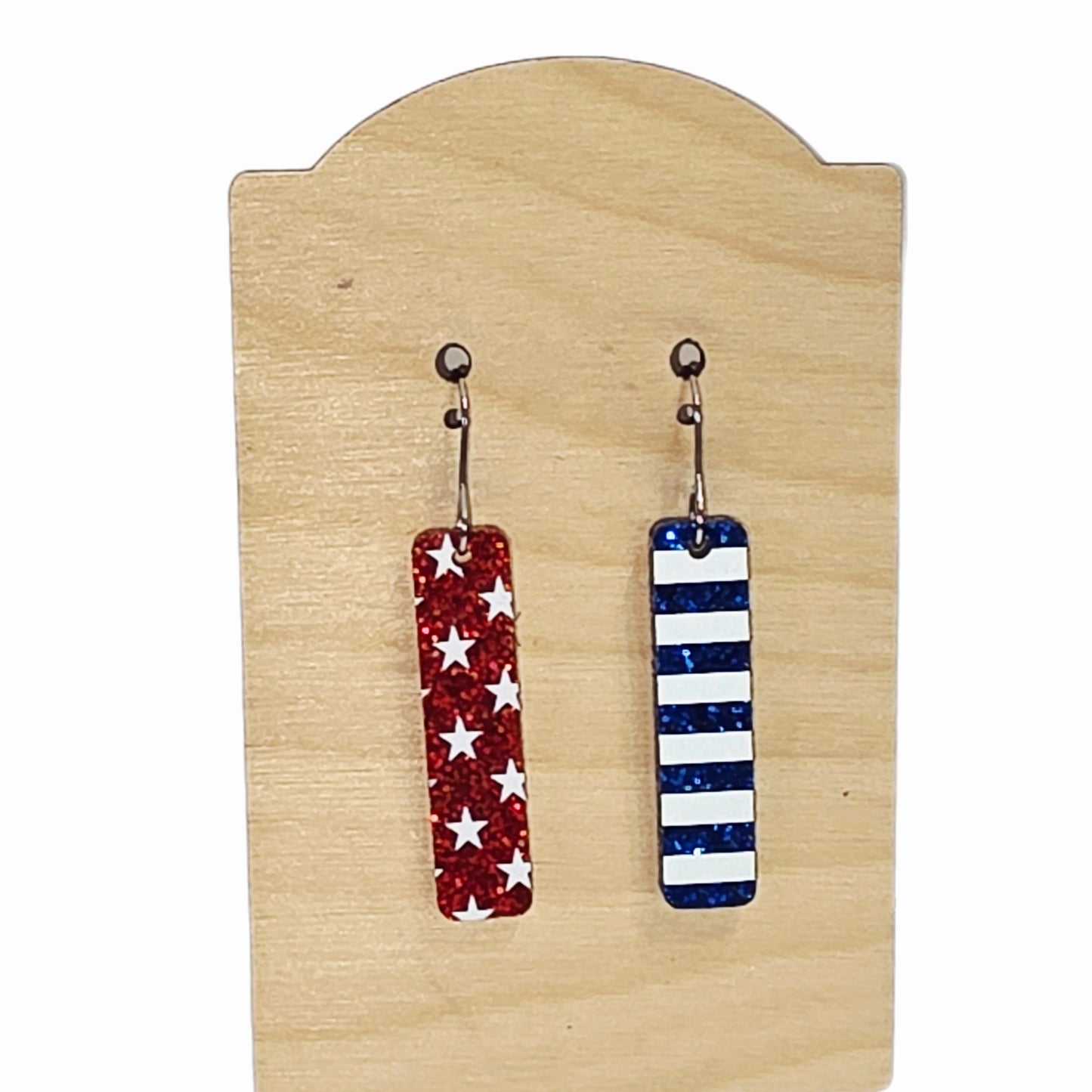 Acrylic Americana Bar Dangles