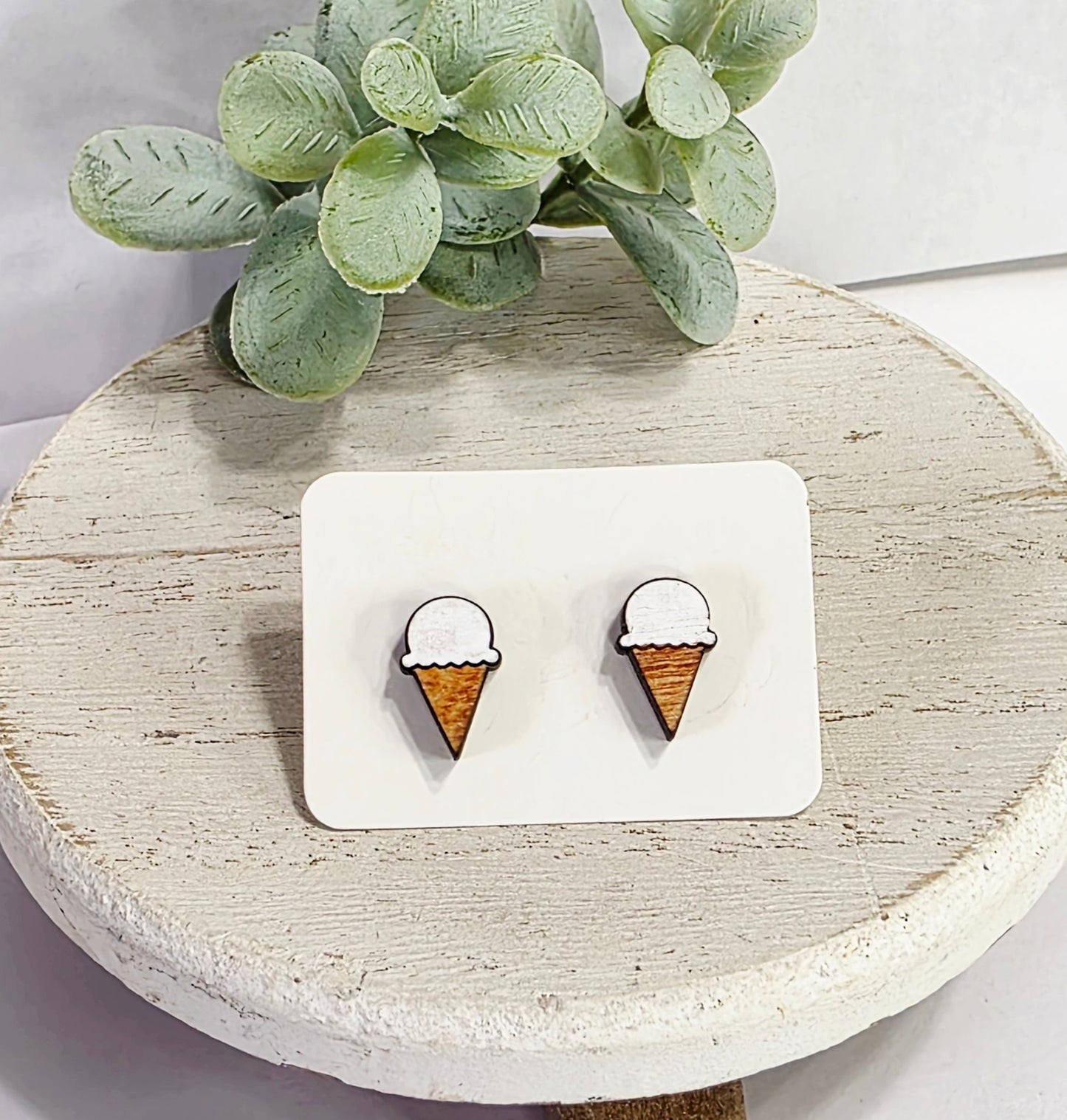 Icecream Cone Studs