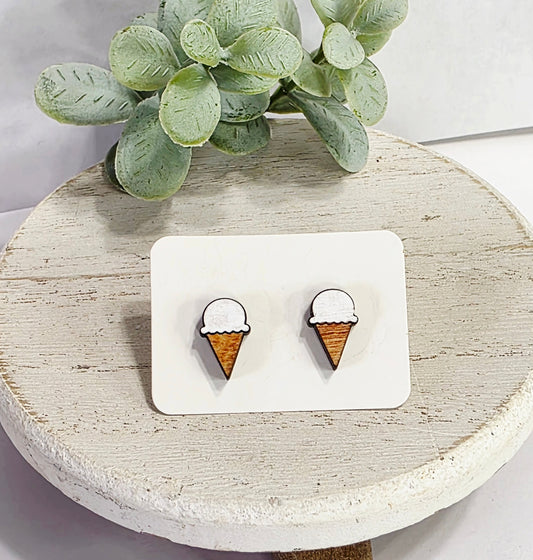 Icecream Cone Studs