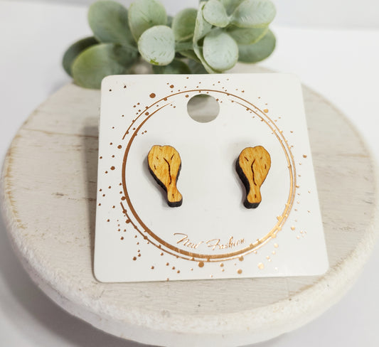 Chicken Drumstick Wood Studs