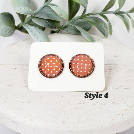 Pumpkin Studs | Style 4