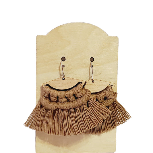 Handmade Macrame Earrings | 3 Styles