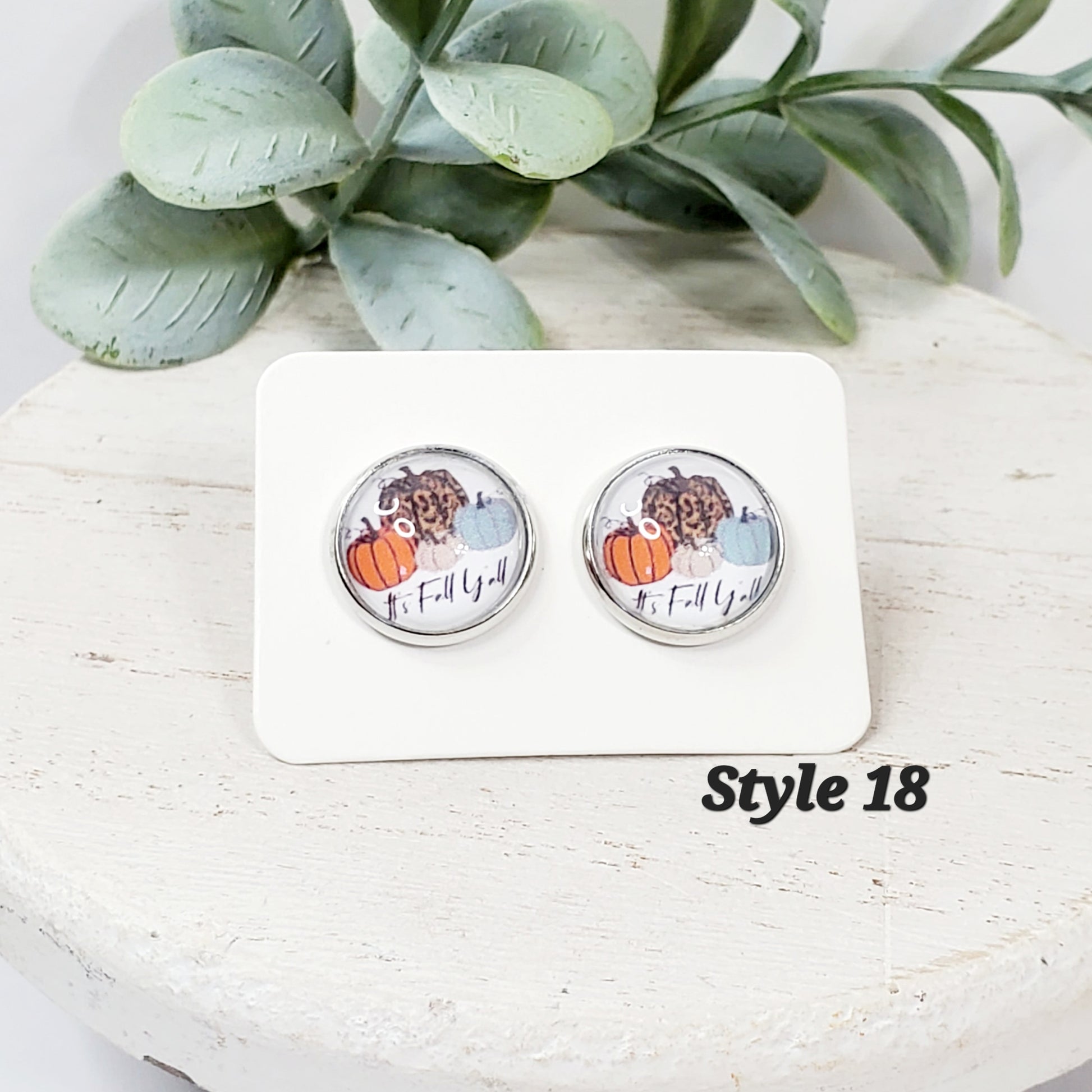 Pumpkin Studs | Style 18