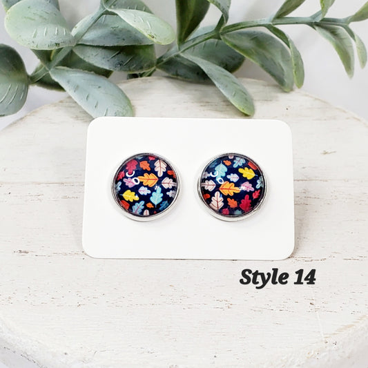 Pumpkin Studs | Style 14