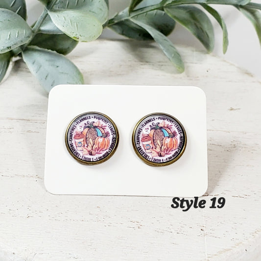 Pumpkin Studs | Style 19