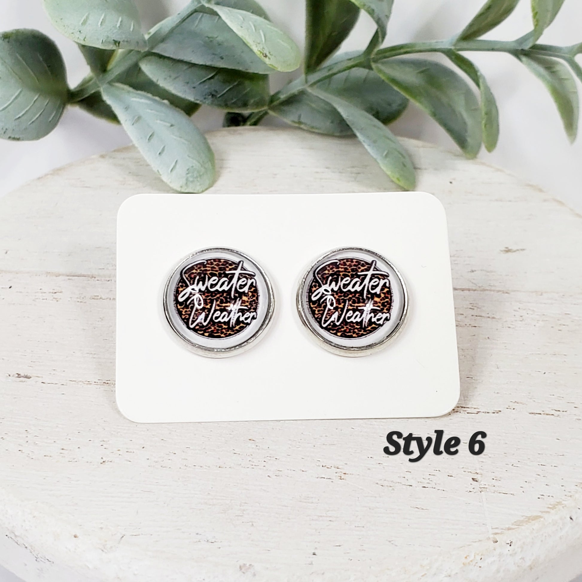 Pumpkin Studs | Style 6