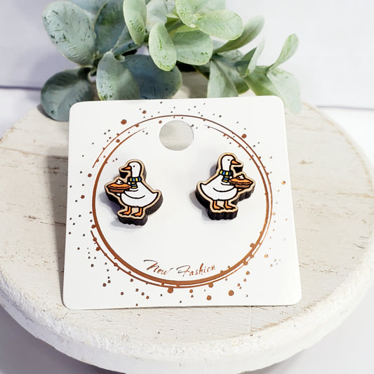 Goose Pumpkin Pie Studs