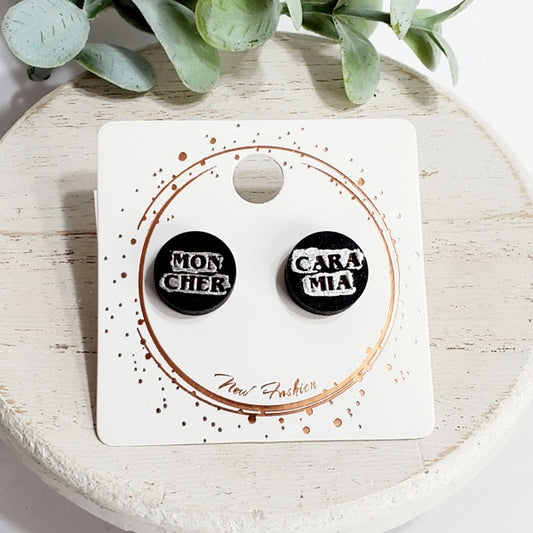 Witch Wood Studs | Style 19