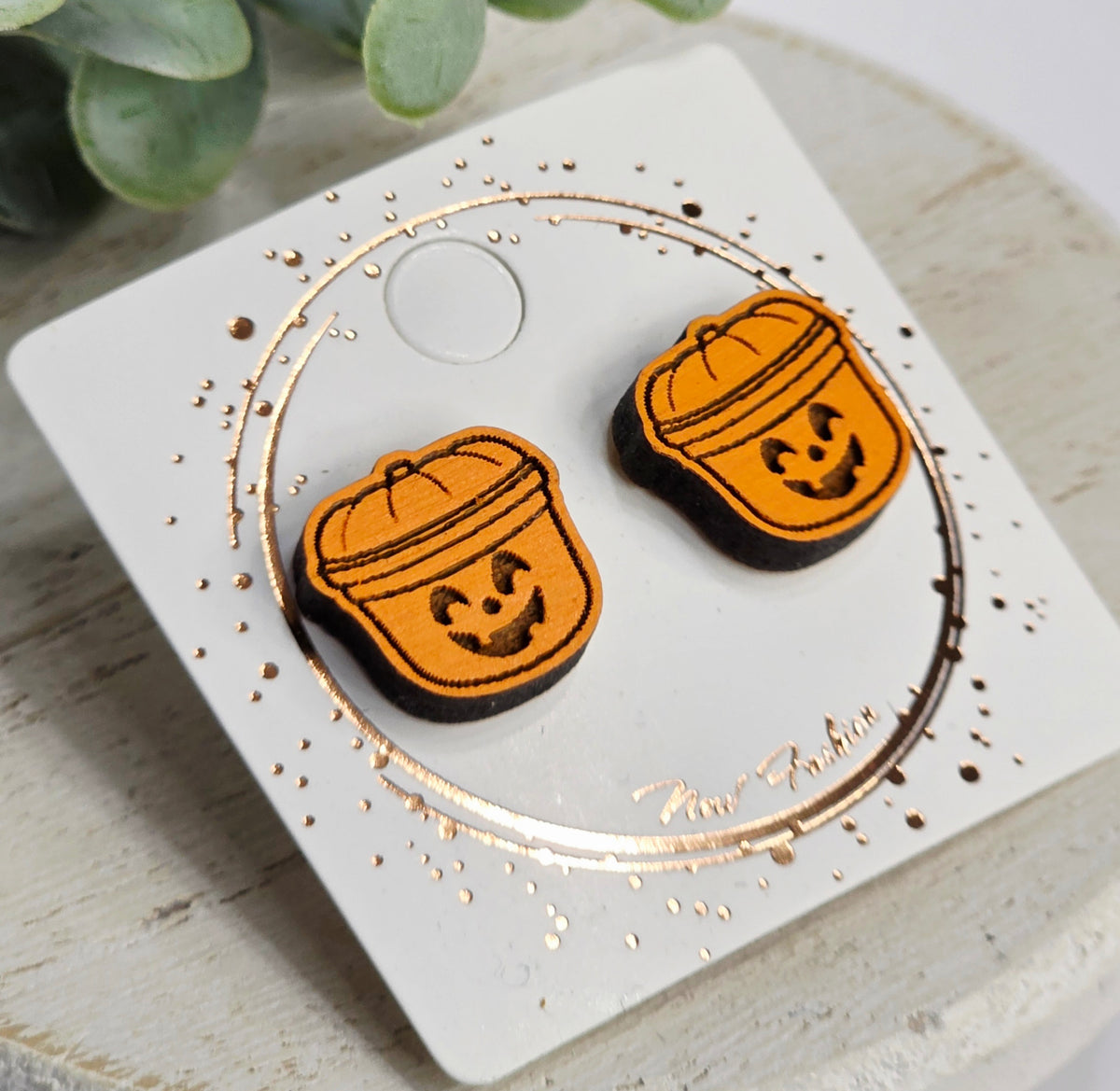 Orange Jack-o-lantern Bucket| Style 28
