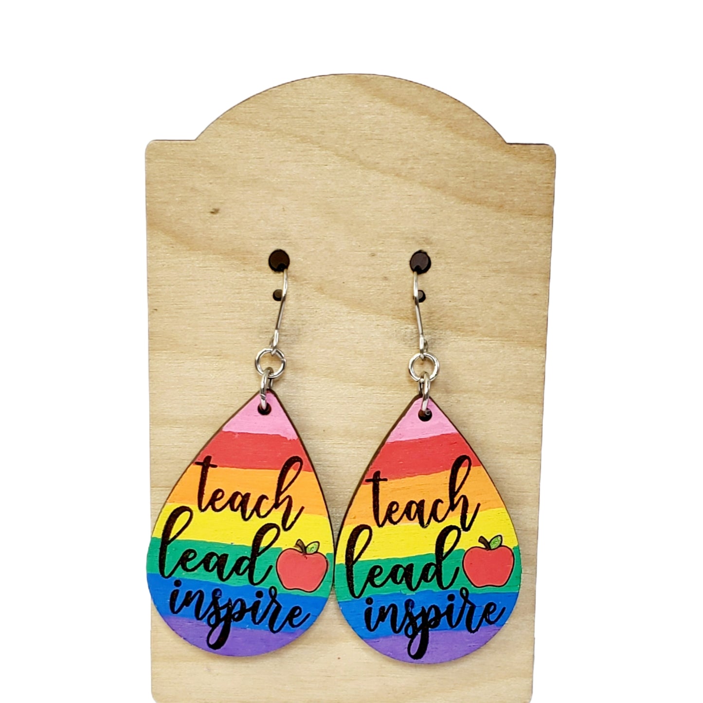 Teach Lead Inspire Earrings