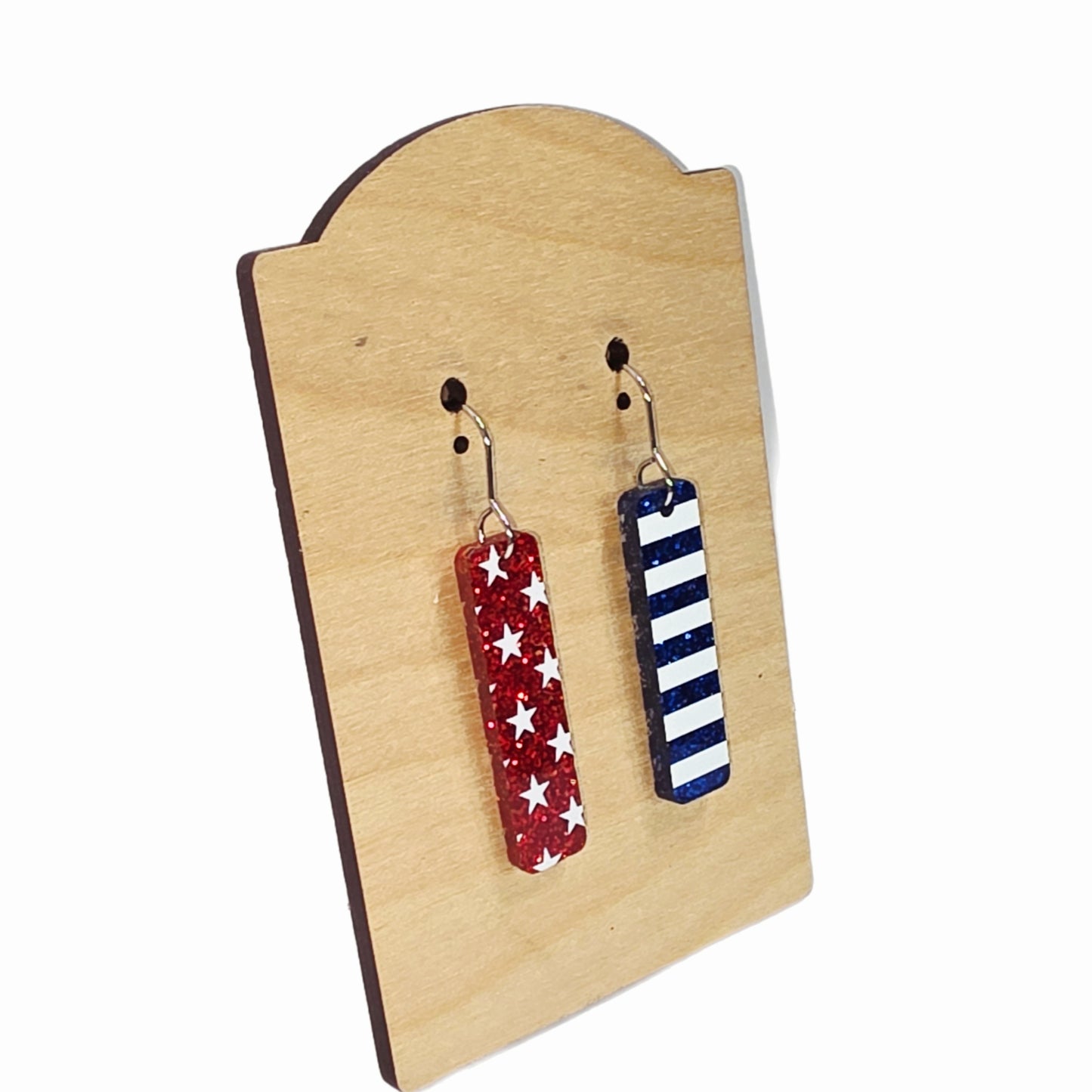 Acrylic Americana Bar Dangles