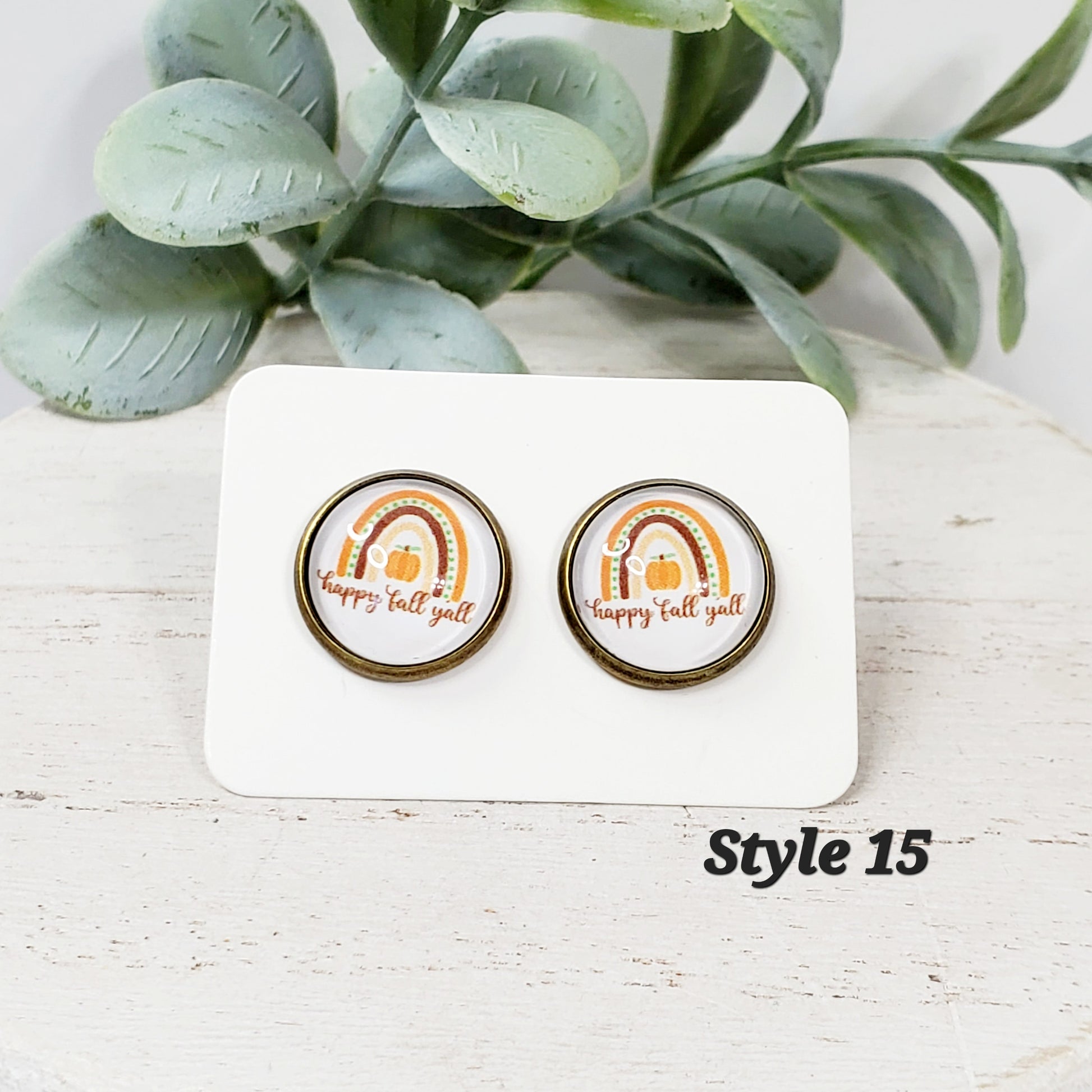 Pumpkin Studs | Style 15