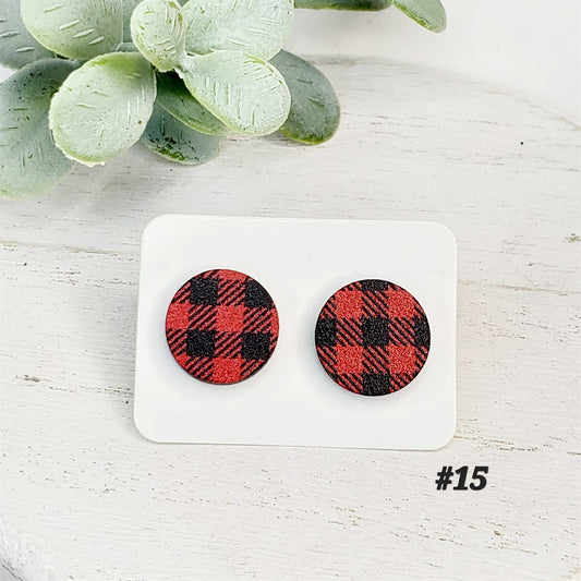 Christmas Wood Studs | Style 15