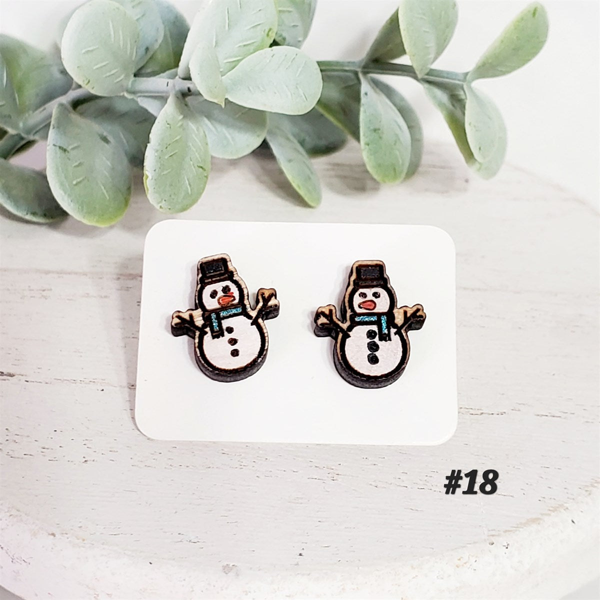 Christmas Wood Studs | Style 18