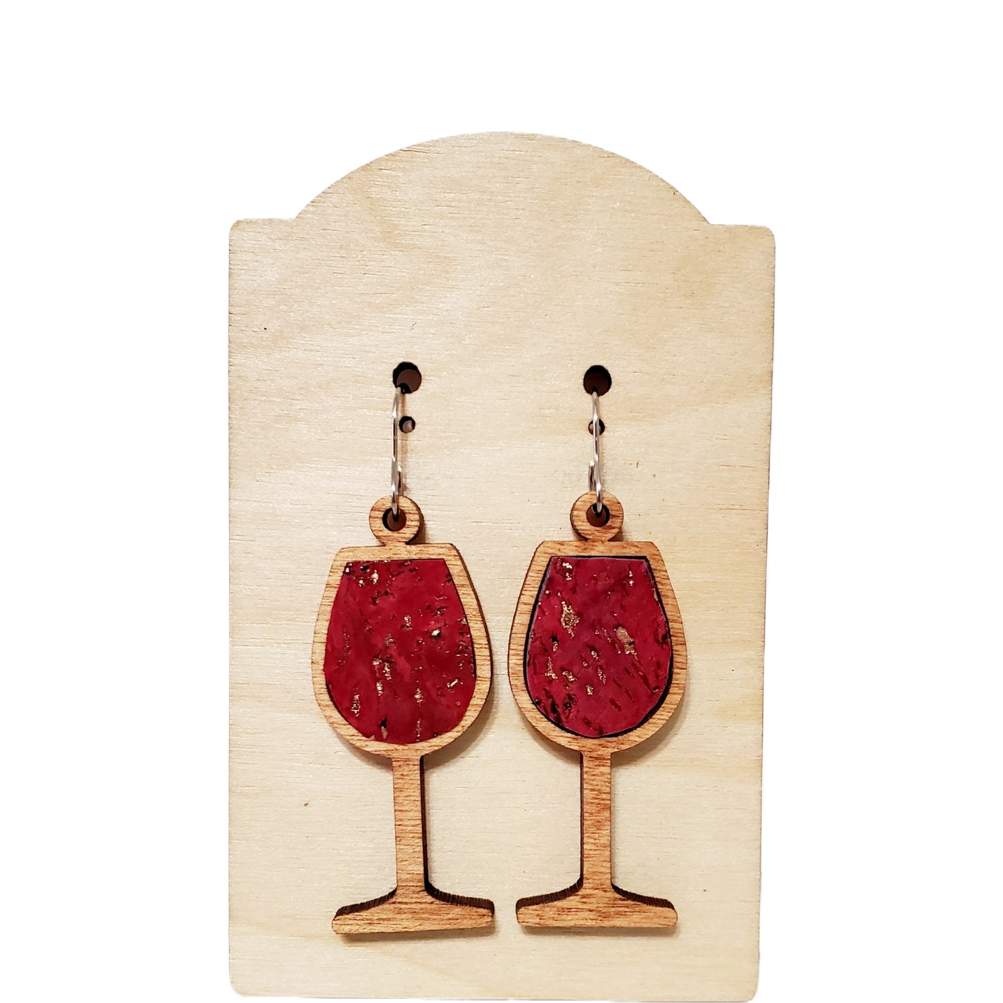 Hand Painted Cork Dangles